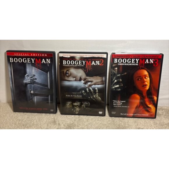 Boogeyman Trilogy Special Edition DVD Set Unrated Versions English & French - Picture 1 of 9